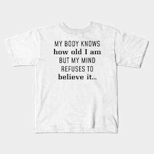 How Old I Am Kids T-Shirt